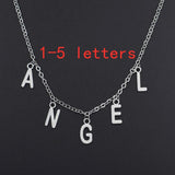 Custom Name Necklace Stainless Steel Letter Nameplate Gift