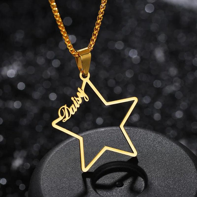 Personalized Piercing Necklaces Letter Birthday Number Letter Star Choker