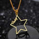 Personalized Piercing Necklaces Letter Birthday Number Letter Star Choker