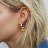 316 Stainless Steel and Bamboo Women's Earrings