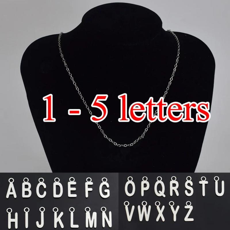 Custom Name Necklace Personalized Initial Letter Chain for Women