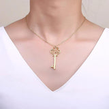 Personalized Key Choker Necklace - Letter Pier