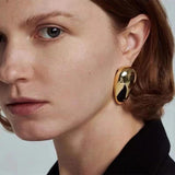 Irregular Metal Earrings European And American Style Stud Earrings