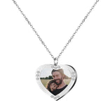 Personalized Heart Diamond Necklace