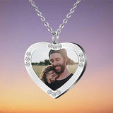 Personalized Heart Diamond Necklace