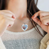 Personalized Heart Diamond Necklace