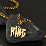 Custom Name Necklace Cuban Chain Pendant Party Jewelry