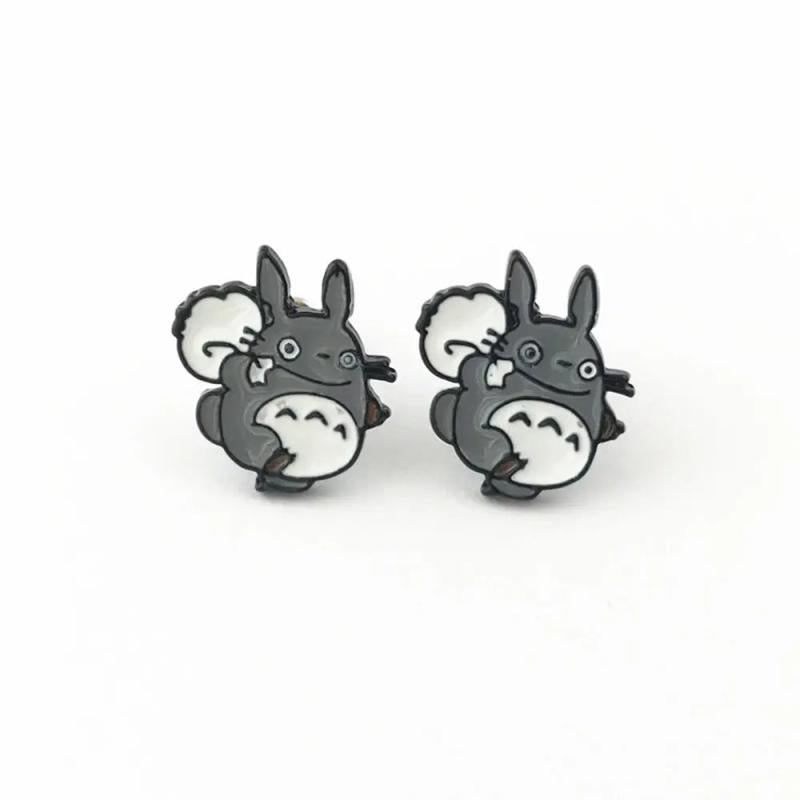 Anime No Face Man Stud Earrings - High Classic Princess Ear Studs