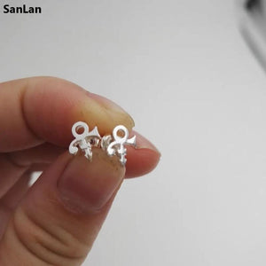 Tiny Stud Earrings Prince Symbol Jewelry Gift