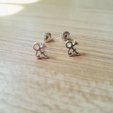 Tiny Stud Earrings Prince Symbol Jewelry Gift