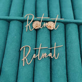 Custom Name Lapel Pin Stainless Steel Brooch