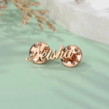 Custom Name Lapel Pin Stainless Steel Brooch