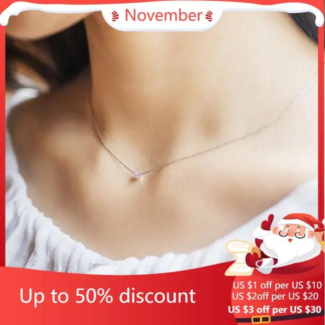 925 Silver Lucky Necklaces & Pendants For Women Lady Gift