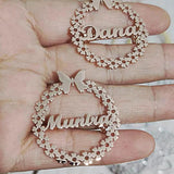 Personalized Stainless Steel Name Brooches