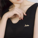 Customizable Stainless Steel Brooch for Women Men Lapel Pins