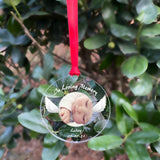 Baby Name Date Creative Love Memorial Acrylic Pendant Christmas Ornament
