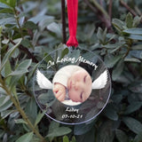 Baby Name Date Creative Love Memorial Acrylic Pendant Christmas Ornament