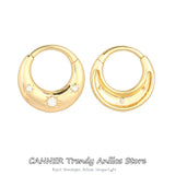 Sun Zircon Earrings 925 Sterling Silver Earings