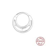 Sun Zircon Earrings 925 Sterling Silver Earings
