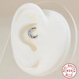 Sun Zircon Earrings 925 Sterling Silver Earings