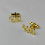 Hebrew Name Letter Brooch Pin Personalized Logo Accessories