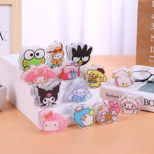 Bt21 Animal Love Double Layer Acrylic PP Clip Memo Clip