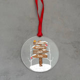 Personalized Family Member Names Christmas Ornament Pendant