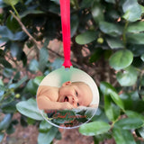 Personalized Baby's First Christmas Ornament - Acrylic Pendant