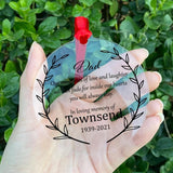 Dad Memories of Love & Laughter Acrylic Pendant