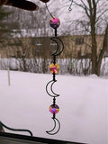Boho Sun & Moon Suncatcher - Car Mirror Charm