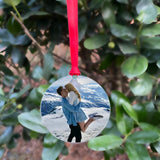 Acrylic Ornament Pendant Photo Ornaments Tree Decorations for Anniversary Gift