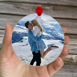Acrylic Ornament Pendant Photo Ornaments Tree Decorations for Anniversary Gift