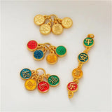 18-Carat Sand Drip Oil Nafu Pendant DIY Accessories