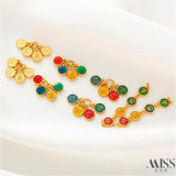 18-Carat Sand Drip Oil Nafu Pendant DIY Accessories