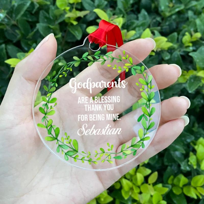 Godparents Are A Blessing Acrylic Pendant