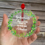 Godparents Are A Blessing Acrylic Pendant