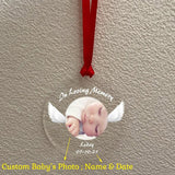 Custom Baby Loss Memorial Acrylic Pendant Ornament