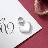 Engraved Heart Charm Bead for Bracelets