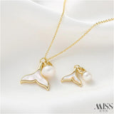 18ct Whale Tail Sea Shell Pendant Charm DIY Bracelet Necklace Materials