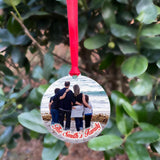 Personalized Family Name Ornament Christmas Tree Decor