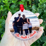 Personalized Family Name Ornament Christmas Tree Decor