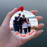 Personalized Family Name Ornament Christmas Tree Decor