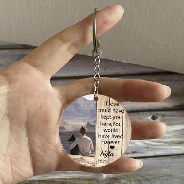 Pet Sympathy Memorial Ornaments Photo Acrylic Hanging Christmas Tree Pendant