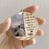 Pet Sympathy Memorial Ornaments Photo Acrylic Hanging Christmas Tree Pendant