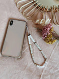 Custom Ceramic Letter Beaded Phone Chain Keychain