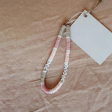 Custom Ceramic Letter Beaded Phone Chain Keychain