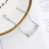Personalized Name Anklets For Women Stainless Steel Foot Chain