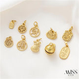 Sand Foley 925 Fortune Nafu Pendant DIY Jewelry Accessory