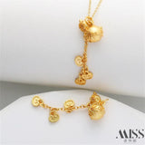 Matte Butterfly Gourd Yuanbao Pendant DIY Bracelet Necklace Accessories