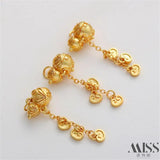 Matte Butterfly Gourd Yuanbao Pendant DIY Bracelet Necklace Accessories